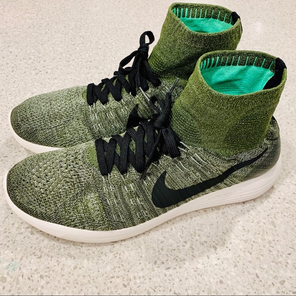 nike lunarepic flyknit green